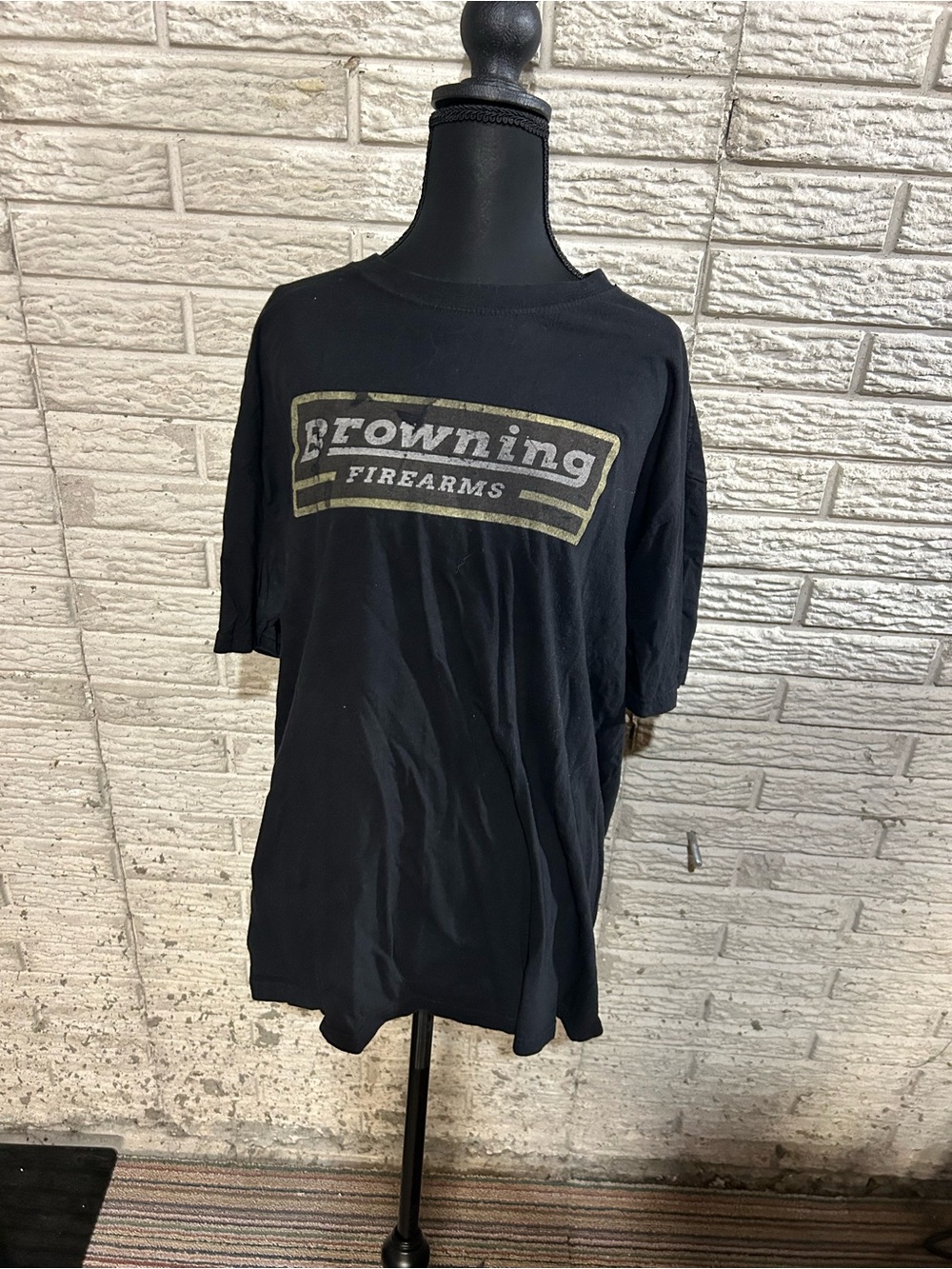 Browning Men's Classic Firearms Short Sleeve T-shirt in Black Size 2XL